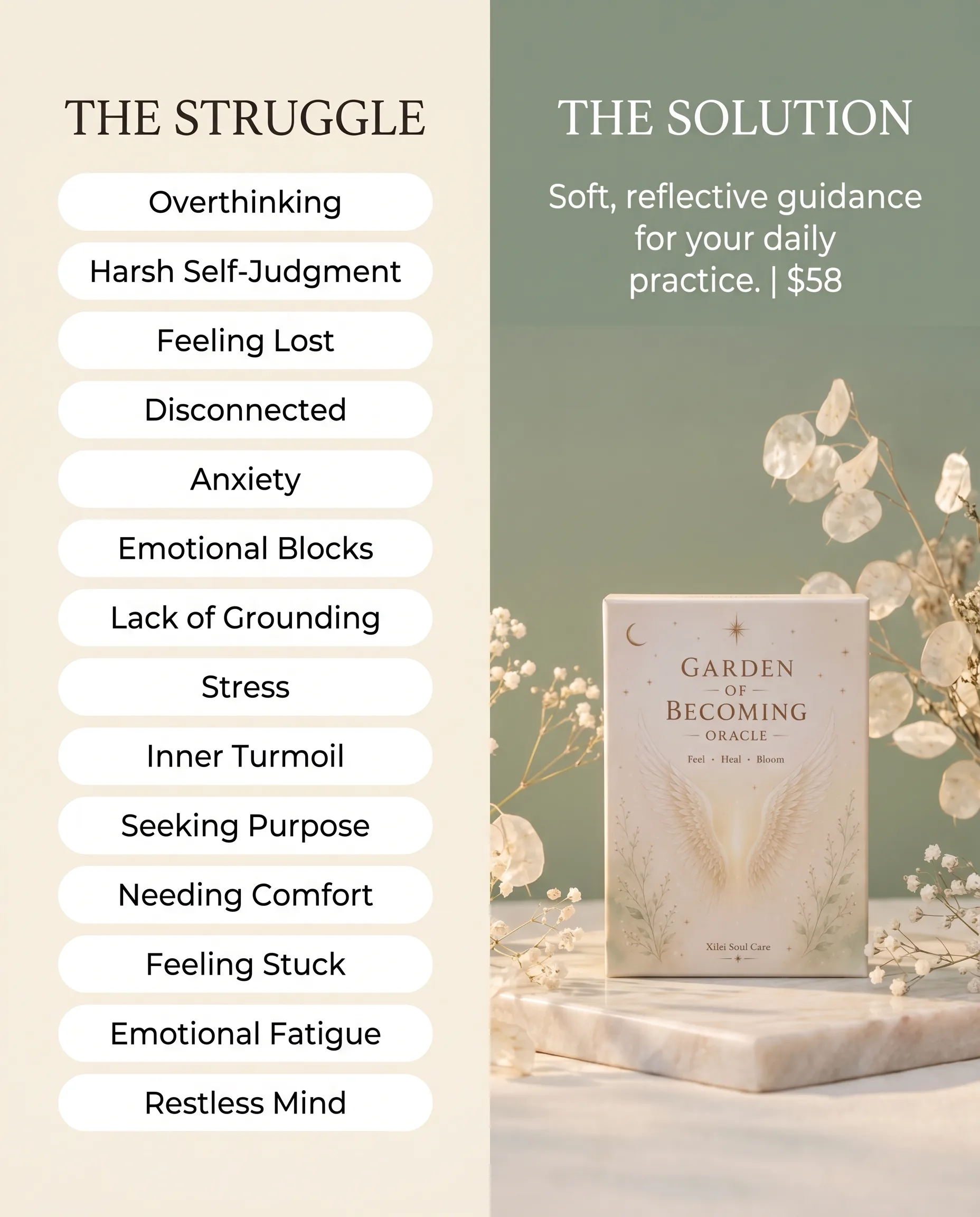 Oracle & Affirmation Deck | Soul Care - Image 2